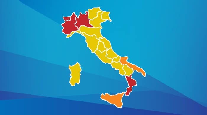 Dpcm 3 novembre: Italia divisa in tre zone, coprifuoco dalle 22 alle 5